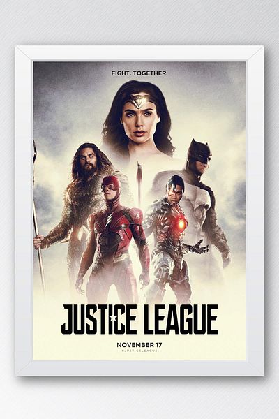 Saturn Pictură înrămată Justice League - Pictură poster DC Justice League