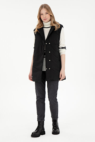 U.S. Polo Assn. Women's Black Vest 50289554 -Vr046