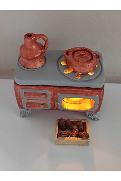 Pelajik Tealight Led Mum + Kuzine Soba Mumluk , Dekoratif Obje, Gece Lambası, Hediyelik,Buhurdanlık