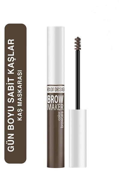 Belor Design Brow Maker Eyebrow Mascara Tone:12 Brown