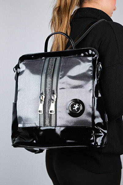 Luvi Dámský batoh Anis Grey Glitter