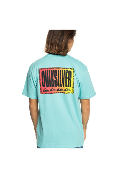 Quiksilver Long Fade Ss Erkek Mavi Günlük Stil T-shirt Eqyzt07670-18614