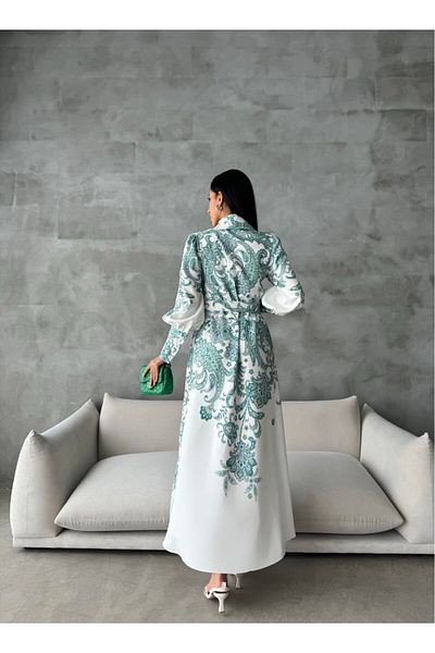 suphias Atlas Fabric Dress (BELT INCLUDED)