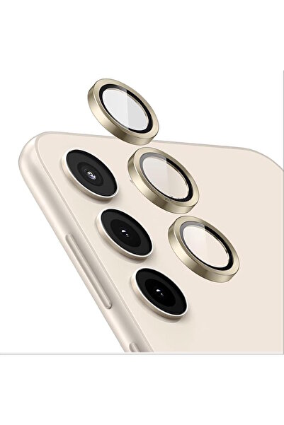 m.tk moveteck Samsung Galaxy S24 Fe Uyumlu Kamera Koruma Lens Koruyucu Temper...