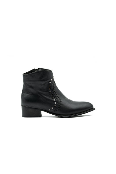 SAST HAKİKİ DERİ SİYAH  BOT