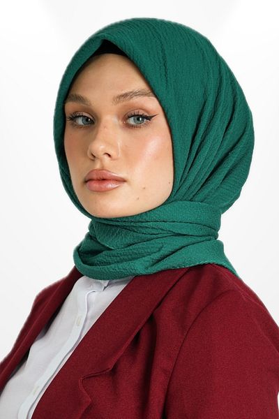 hijabchi Σμαραγδένιο Πράσινο Κασκόλ Mio Cazz