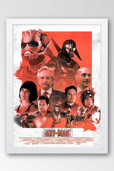 Saturn Pictură înrămată Ant Man - Pictură poster Marvel Ant-Man