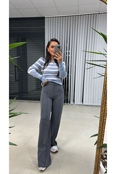 caddstore Mc Çimalı Gri Pantolon