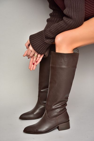 Fox Shoes T 422587009   Braune klassische Damenstiefel