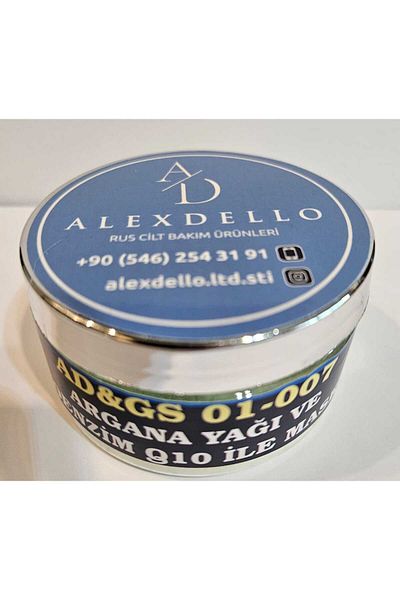 ALEXDELLO YÜZ BAKIM MASKE Face Care Powder Mask - With argana Oil Q10 Content - 30 gr