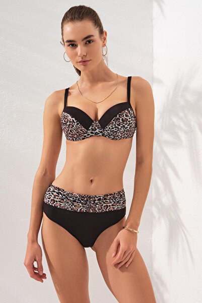Pierre Cardin Melida Kaplı Parçalı Bikini Leopar 231233-D