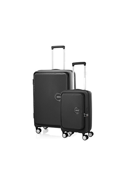 American Tourister مجموعة فتحات الكتب الصلبة من CURIO مكونة من قطعتين باللون ...