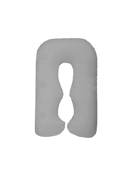 Generic U Shape Comfortable Pregnancy & Maternity Pillow By Mother Comfort, Silver
