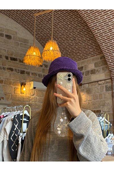 Nora El Örgüsü Şapka/Bere