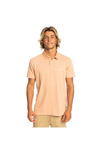Quiksilver Essentialpolo Kttp Men's Brown Polo T-Shirt Men's Polo T-Shirt Eqykt04094