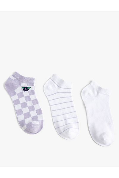 Koton Set 3 Ciorapi Ciorapi Fructe Multicolore