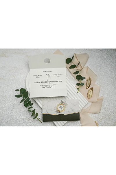 abcofis Düğün Davetiyesi Ekonom Erdem Davetiye 9165 Baskı Dahil