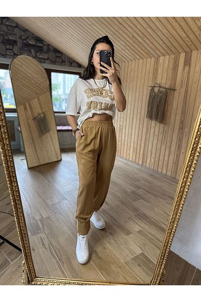 caddstore Camel Leg Collet Pants