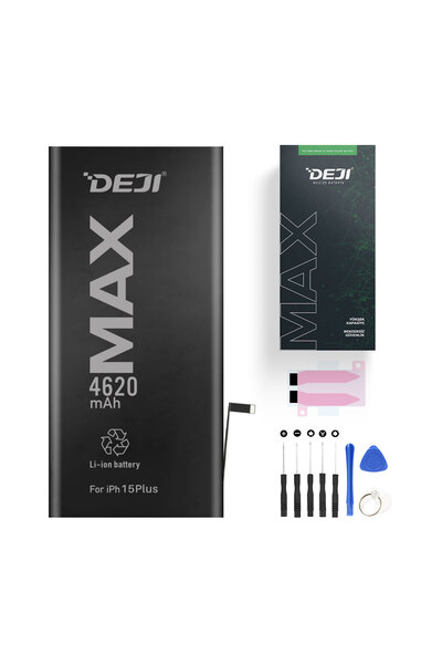 Deji iPhone 15 Plus Mucize Batarya Deji 4620mAh - Yüksek Kapasite