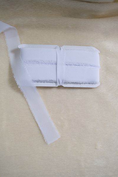 Carre Tasarım White Silk Ribbon 2 cm 5 Meters, Bundle Dowry