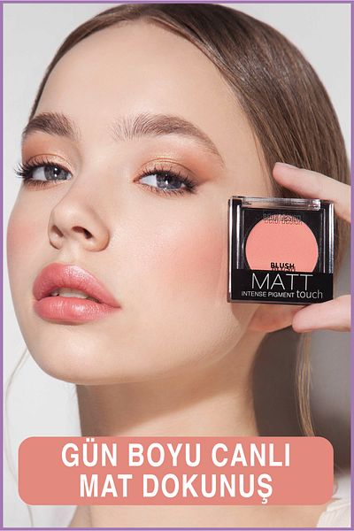 Belor Design Matt Touch Blush Tone:203 Spicy Latte