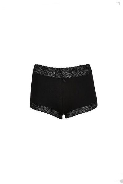 Akbeniz Boxeri de damă din bumbac negru - Pachet de 2 40265