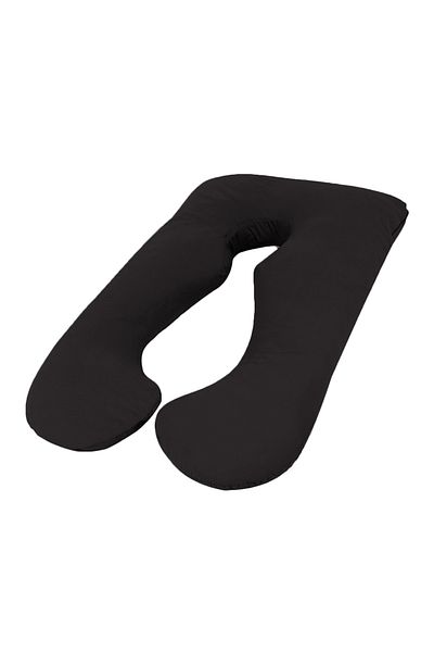 Generic U Shape Comfortable Pregnancy & Maternity Pillow By Mother Comfort,Black