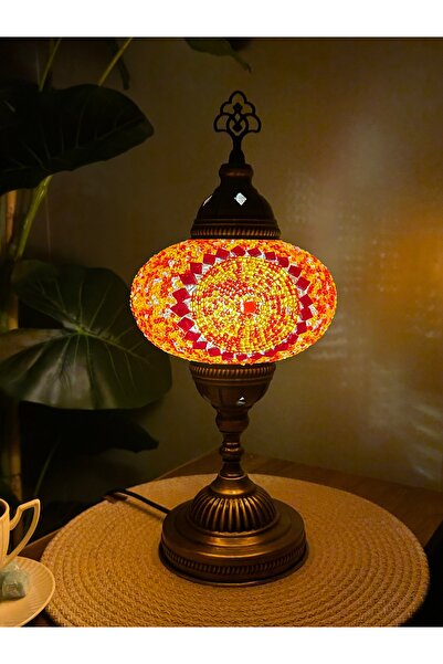 Glow Mozaik Masaüstü Komodin Otantik Dekor Lamba