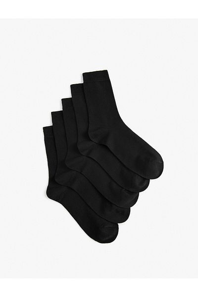 Koton Set of 5 Basic Cotton Blended Socks