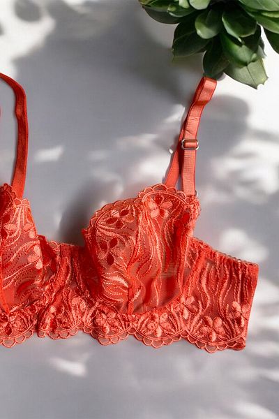 BLİSS WEAR FASHION Women's Patterned Underwire Bra Underwear Set