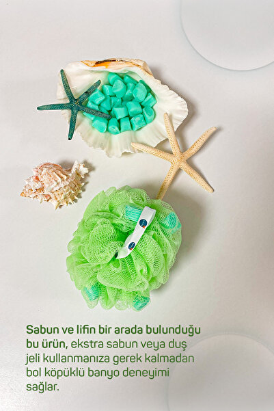 Balmy منشفة حمام مع صابون زهرة الزيتون