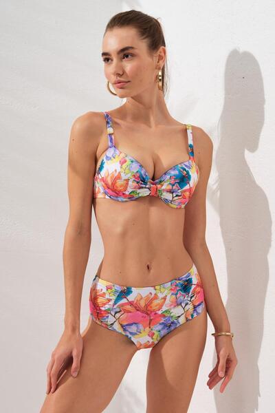 Pierre Cardin Gınger Balenli Kaplı Bikini Takım Garden 231235-D