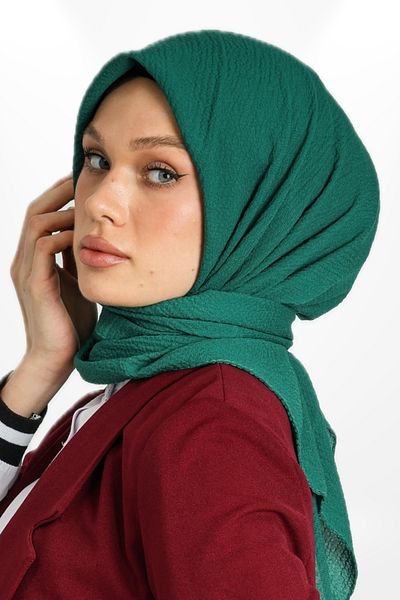 hijabchi Σμαραγδένιο Πράσινο Κασκόλ Mio Cazz