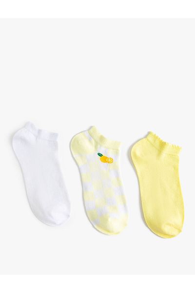 Koton Set 3 Ciorapi Ciorapi Fructe Multicolore