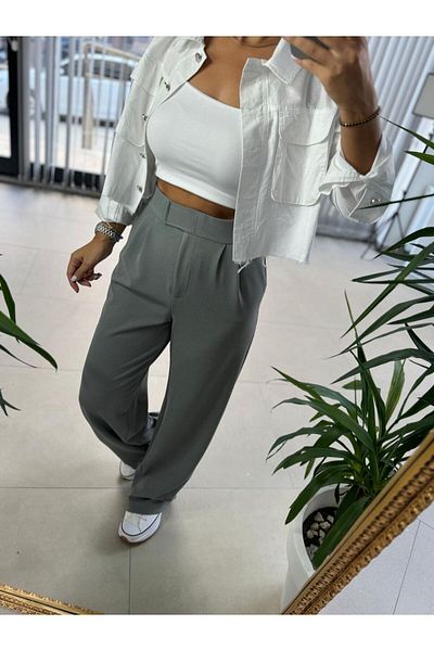 caddstore Gk Velcro Gray Trousers
