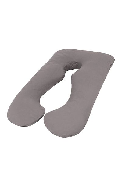 Generic U Shape Comfortable Pregnancy & Maternity Pillow By Mother Comfort,Gray
