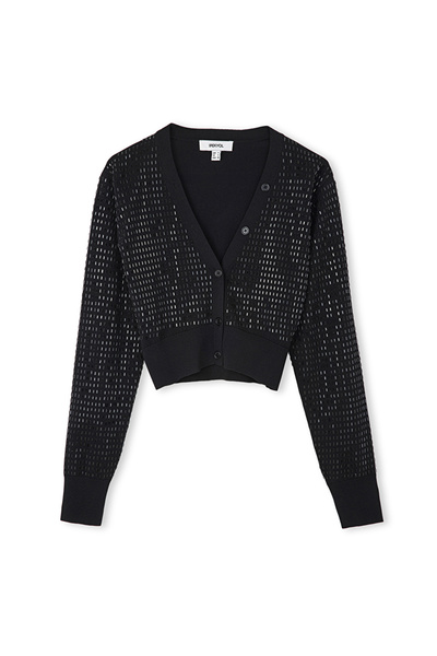 İpekyol Hotfix Printed Crop Cardigan