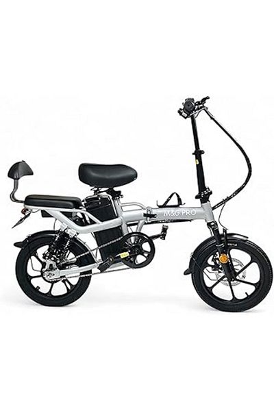 ALBADER Electric Bike 16 Inch, Foldable Electric Bike 2 Seats 60-65 KM/H Max Speed, Electric Scooter