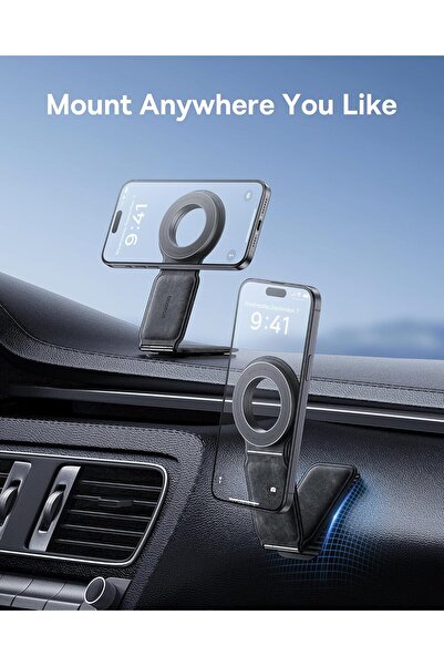 Baseus C02 Mega Magnetic Car Phone Holder 360° Rotatable Dashboard Mount