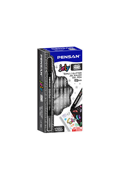 Pensan Jelly Glitter Simli Jel Kalem 12'li Kutu