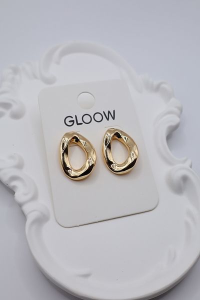 DEMOKAN Women's Earrings Slope Oval Earrings