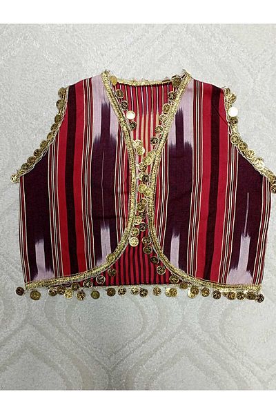 LABELLA COLLECTİON Women's Monkey Fabric Lyrali Crope Vest