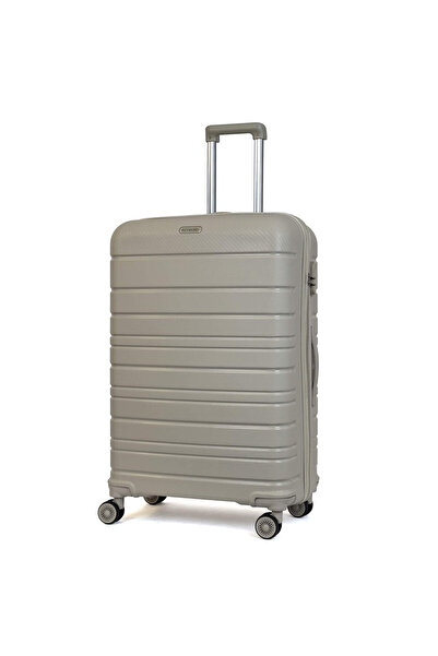 Reymond Luggage Karbon PP Seyahat Valizi Horizon Serisi Kırılmaz Bavul, Bej -...