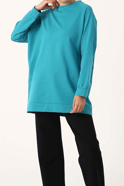 ALLDAY Mint-Reglan Sleeve Sweat
