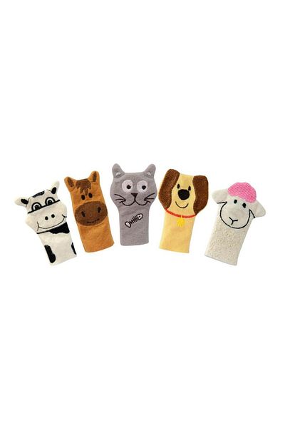 AnkiToys Set of 5 Farm Animal Finger Puppets