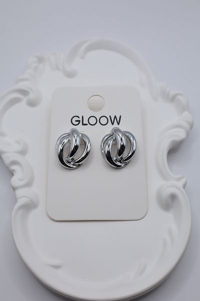 DEMOKAN Women's Earrings Nested Hoop Appearance Earrings