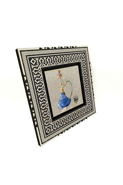 Sadrazam Istanbul Hookah Printed Mdf Table 20X20 Krt-58
