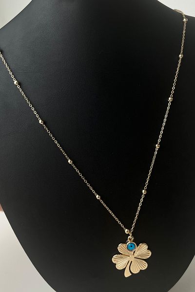 Modex Long Clover Necklace with 72 cm Chain