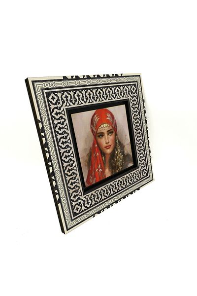 Sadrazam Pictură MDF imprimată cu desenul femeii anatolice 20x20 Krt-112