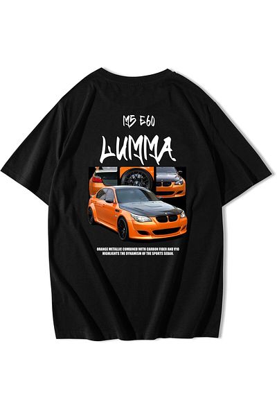 BRZ COLLECTION Unisex oversize μπλουζάκι BMW M5 E60 Lumma